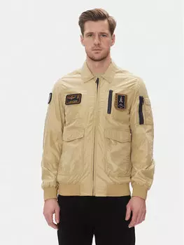 Переходная куртка стандартного кроя 251AB2071CT3081 Aeronautica Militare, бежевый