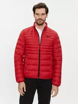 Переходная куртка стандартного кроя Aeronautica Militare, красный