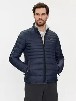 Переходная куртка стандартного кроя Aeronautica Militare, синий