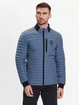 Переходная куртка стандартного кроя Aeronautica Militare, синий