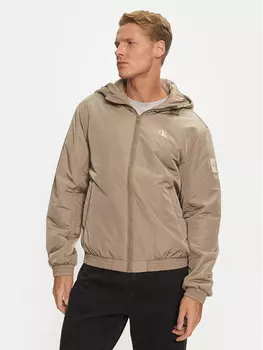 Переходная куртка стандартного кроя Calvin Klein Jeans, серый