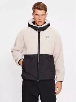 Переходная куртка стандартного кроя Ea7 Emporio Armani, бежевый
