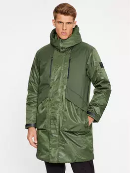 Переходная куртка стандартного кроя Ea7 Emporio Armani, зеленый