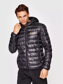 Переходная куртка стандартного кроя Ea7 Emporio Armani, черный