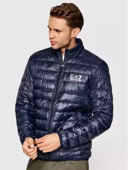 Переходная куртка стандартного кроя Ea7 Emporio Armani, синий