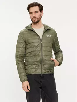 Переходная куртка стандартного кроя Ea7 Emporio Armani, зеленый