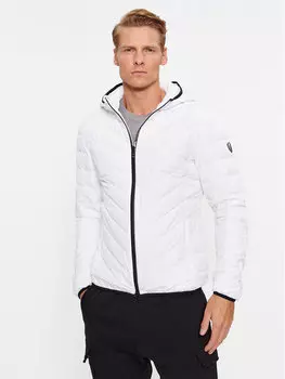 Переходная куртка стандартного кроя Ea7 Emporio Armani, белый