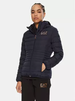 Переходная куртка стандартного кроя Ea7 Emporio Armani, синий