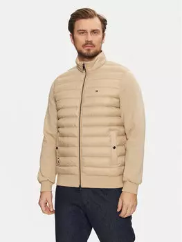 Переходная куртка стандартного кроя MW0MW37461 Tommy Hilfiger, бежевый