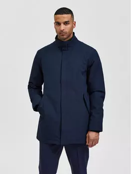 Переходная куртка стандартного кроя Selected Homme, синий