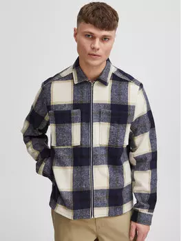 Переходная куртка стандартного кроя Solid, синий