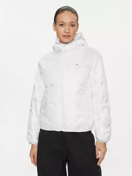 Переходная куртка стандартного кроя Tommy Jeans, белый
