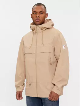 Переходная куртка стандартного кроя Tommy Jeans, бежевый