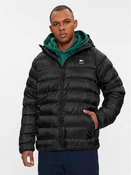 Переходная куртка стандартного кроя Tommy Jeans, черный