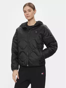 Переходная куртка стандартного кроя Tommy Jeans, черный