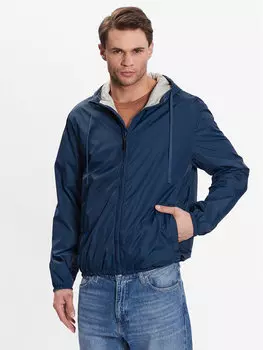 Переходная куртка стандартного кроя United Colors Of Benetton, синий