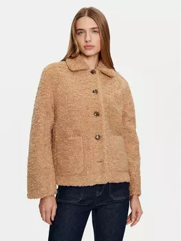 Переходная куртка стандартного кроя United Colors Of Benetton, бежевый