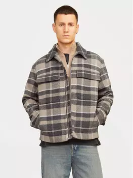 Переходная куртка свободного кроя Jack&Jones, бежевый