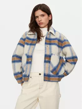 Переходная куртка свободного кроя Lee, бежевый