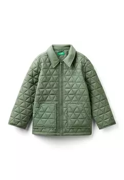 Переходная куртка United Colors of Benetton, зеленый