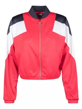 Переходная куртка Urban Classics, цвет firered/navy/white