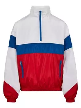 Переходная куртка Urban Classics, цвет white/firered/brightblue