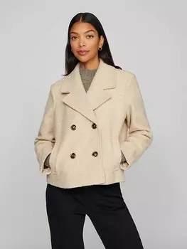 Переходная куртка Vila bergangsjacke, бежевый