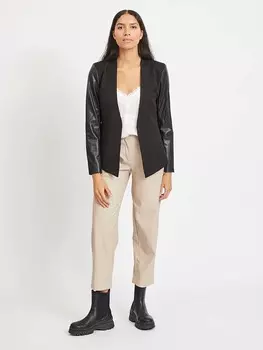 Переходная куртка Vila bergangsjacke, черный