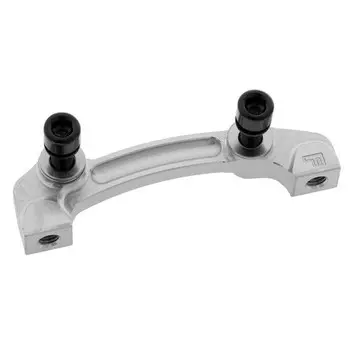 Переходник F - PM на IS2000 передний 180 мм задний 160 мм - серебристый HOPE, черный