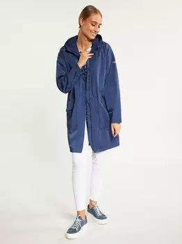 Переходное пальто из переработанного материала. Dreimaster, синий