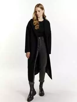 Переходное пальто из шерсти Dreimaster, черный