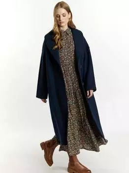 Переходное пальто из шерсти Dreimaster, синий