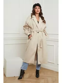 Переходное пальто Josfine, бежевый