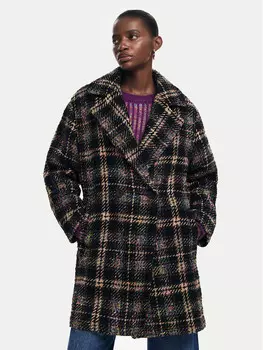 Переходное пальто стандартного кроя Desigual, коричневый