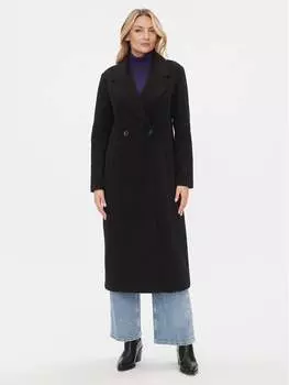Переходное пальто стандартного кроя Jdy, черный
