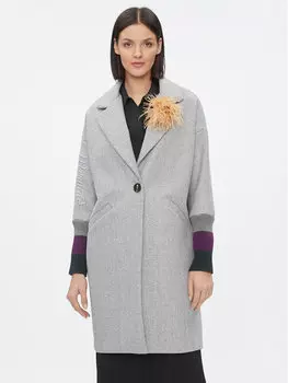 Переходное пальто стандартного кроя Maryley, серый