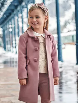 Переходное пальто стандартного кроя Mayoral, розовый