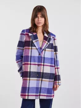 Переходное пальто стандартного кроя Pieces, мультиколор