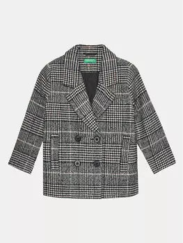 Переходное пальто стандартного кроя United Colors Of Benetton, серый