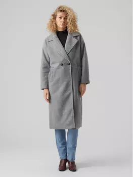 Переходное пальто стандартного кроя Vero Moda, серый