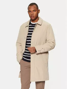 Переходное пальто стандартный крой MW0MW37651 Tommy Hilfiger, бежевый