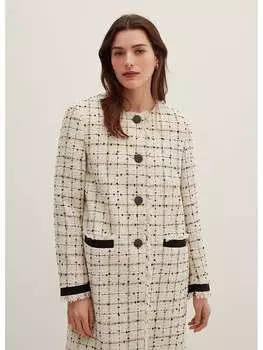 Переходное пальто STEFANEL, цвет wei/schwarz