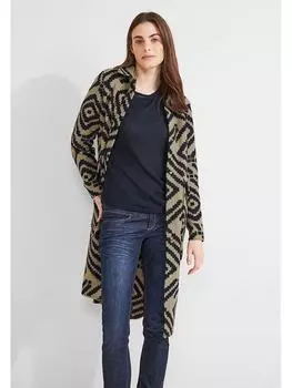 Переходное пальто Street One, цвет beige/dunkelblau