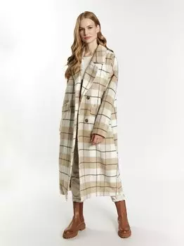 Переходное пальто в клетку Dreimaster, белый