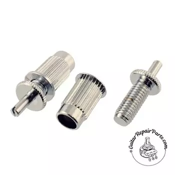Переходные шпильки, метрические M8, для моста Nashville Tuneomatic USA, хром Allparts BP-0392-010 ADAPTER STUDS FOR TUNEMATIC BRIDGE ANCHORS