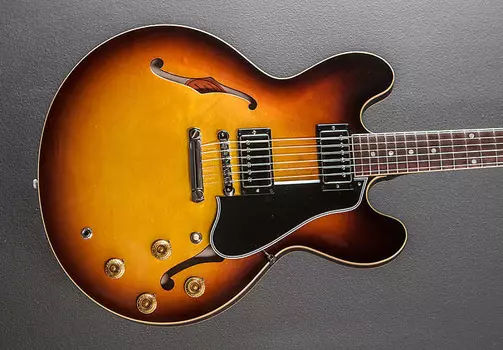 Переиздание ES-335 1959 года - Gloss Vintage Burst Gibson ES-335 Reissue - Burst