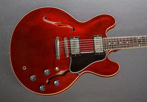 Переиздание ES-335 1961 года - Вишня шестидесятых Gibson ES-335 Reissue -