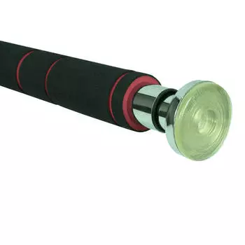 Перекладина для стальных дверных коробок от 80 до 100 см + шурупы GLADIATORFIT, черный