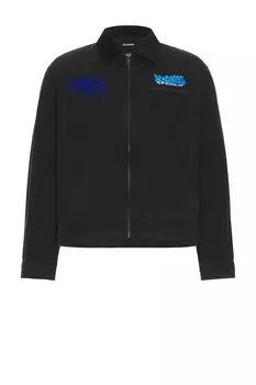 Перекрашенная рабочая куртка Xlarge, черный