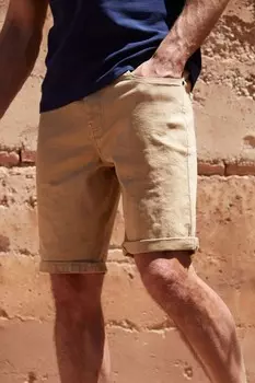 Перекрашенные джинсовые шорты стрейч Threadbare, серый